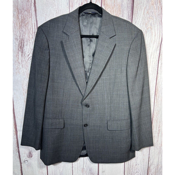 Brooks Brothers 346 Stretch Men's Wool Suit Jacket Sport Coat Blazer Gray 42 SH - Picture 1 of 9